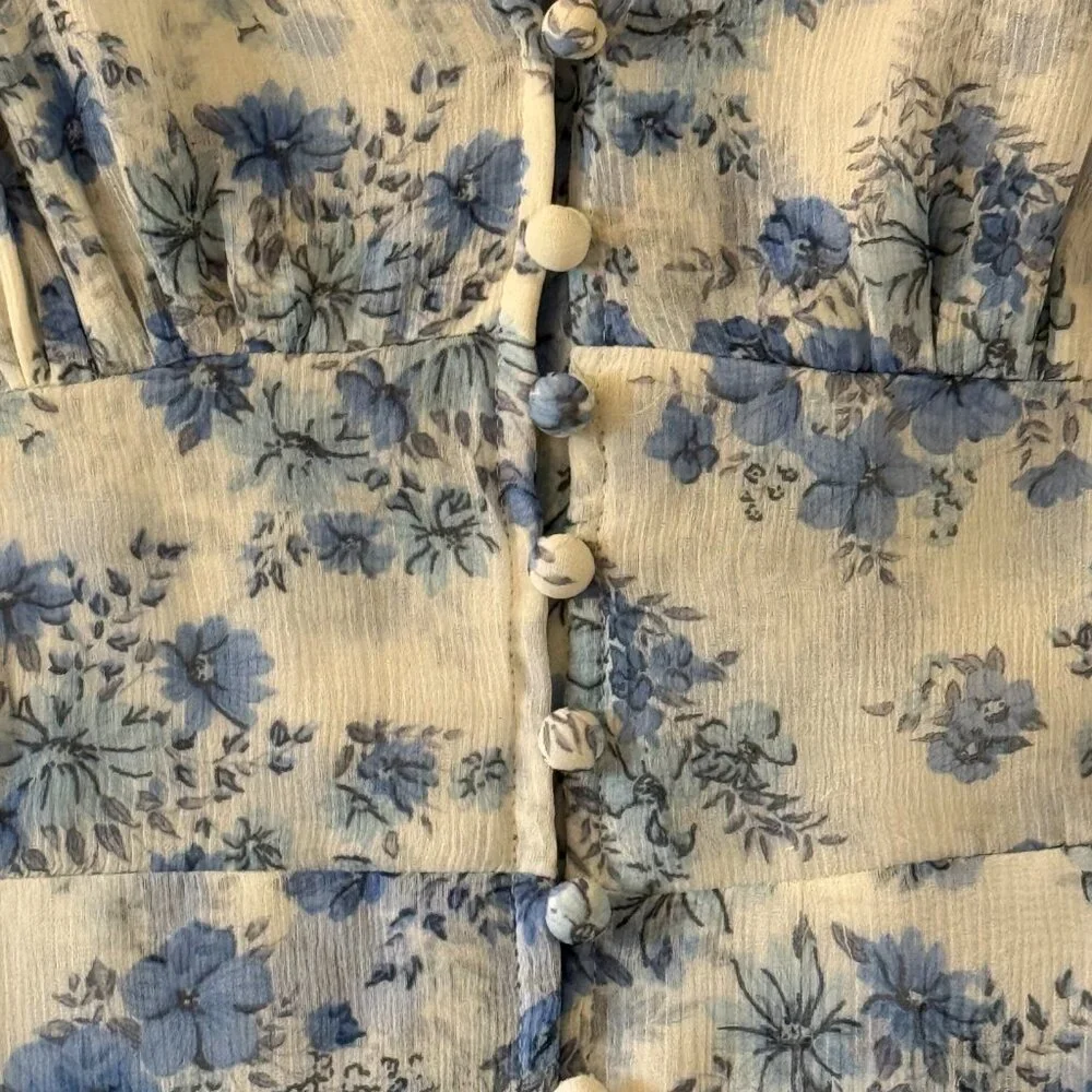 The Kooples Vintage Flowers Floral Print Dress (Size 3) - Picture 6 of 7